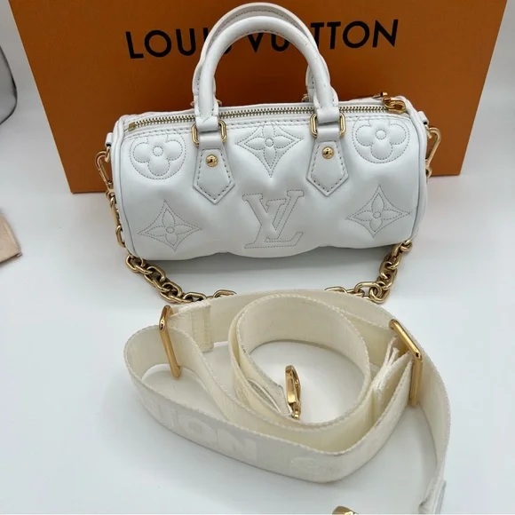 Louis Vuitton Papillon Bb Bubble Gram Shoulder Bag 3Way Calfskin ❤️ - Picture 2 of 16